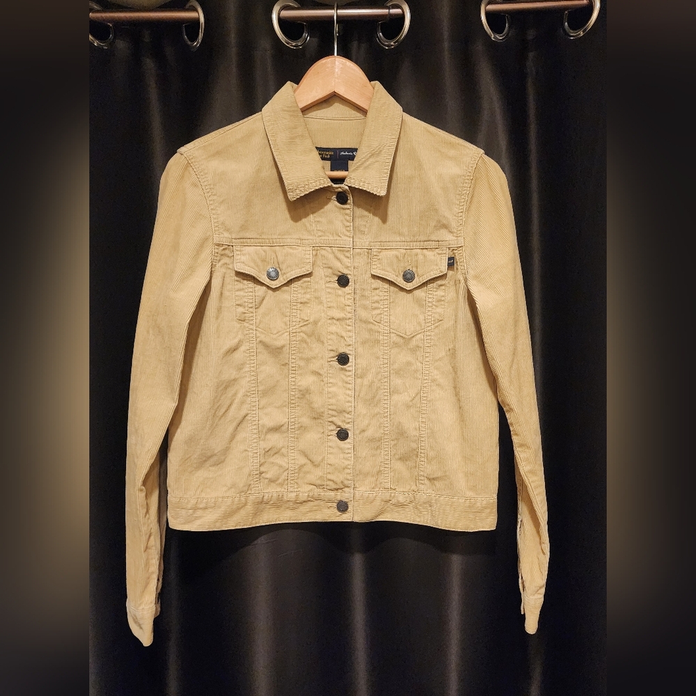 ABERCROMBIE & FITCH - Tan Corduroy Jacket